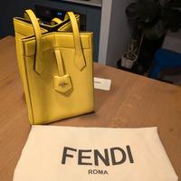 Fendi Origami Mini Bag Giallo Lime - NUOVA