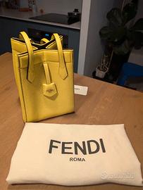 Fendi Origami Mini Bag Giallo Lime - NUOVA