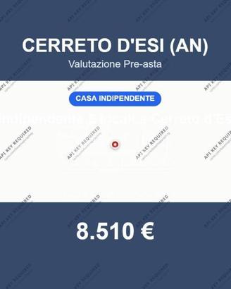 Immobile in asta di 90 m² a Cerreto d'Esi