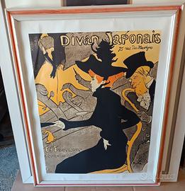 Poster Divan Japonais Anni 70 Pubblicitario 