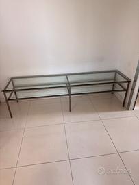 Mobile vetro e ferro moderno - 200cm -