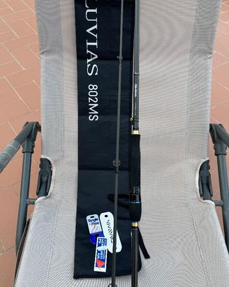 Daiwa Luvias 802MS spinning spigola fiume mare