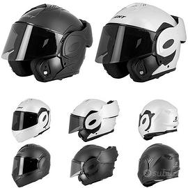CASCO MODULARE MOTO SCOOTER MENTONIERA REVERSIBILE
