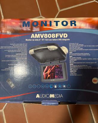 Monitor auto 8 pollici - mai usato