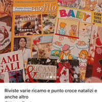 riviste ricamo punto croce e normale 