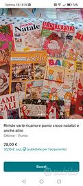 riviste ricamo punto croce e normale 