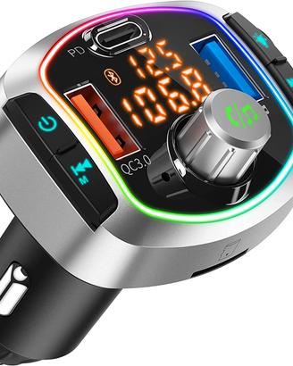 Lettore MP3 per Auto, Trasmettitore FM Bluetooth p