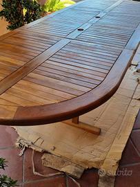 Tavolo Acacia 200cm allungabile a 3 metri NUOVI 
