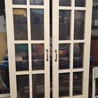 porte in legno con vetro