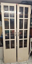 porte in legno con vetro