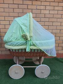 culla vimini per neonati 