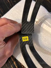 Fascetta in carbonio per scarico akrapovic