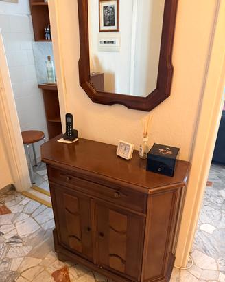 Credenza + specchio per ingresso 