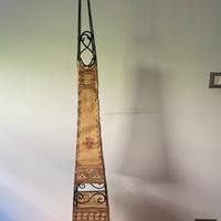 Lampada da terra in stile etnico