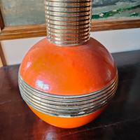 vaso arancione in ceramica rometti Umbertide 