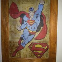 targa in legno quadro senza vetro