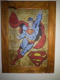 targa in legno quadro senza vetro