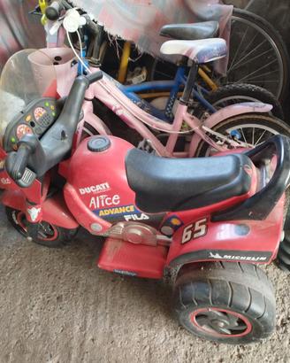 Moto elettrica Ducati per bambino/a