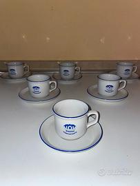 VOV PEZZIOL SET 6 TAZZINE PORCELLANA TOGNANA