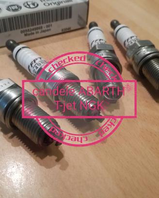 Set Candele Abarth T-Jet 500/595/695 originali 1.4