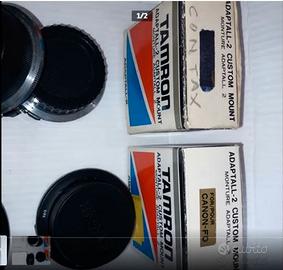 TAMRON ATTACCO OBIETTIVI : FD, EOS, Y/C, PENTAX K