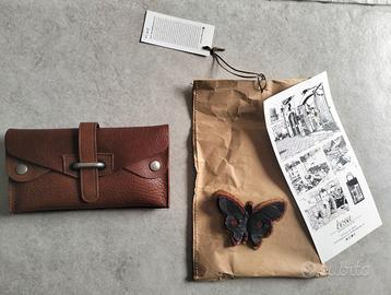 Portafoglio artigianale in pelle