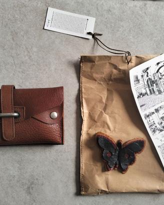 Portafoglio artigianale in pelle