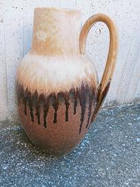 Brocca in ceramica fat lava West Germany h 38 cm