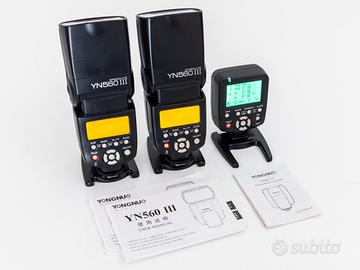 YONGNUO kit 2xYN560III + YN560TX (Canon)