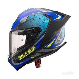 Casco Integrale CABERG Roxter KISO BLU-GIALLO