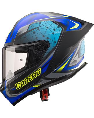 Casco Integrale CABERG Roxter KISO BLU-GIALLO