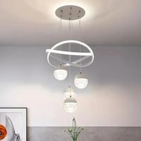 Lampadario soffitto bianco led