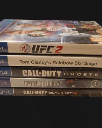 Blocco 5 giochi PS4 - non trattabile 