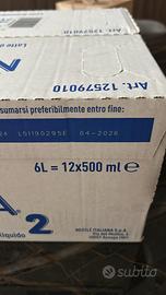 Latte nidina 2 - 2 cartoni tot 12 litri (12x500ml)