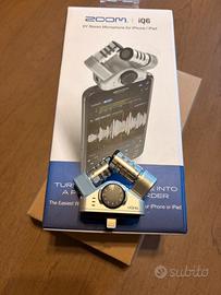 Zoom iQ6 Stereo Microphone per Iphone/Ipad