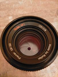 Rollei Zeiss planar 50 F1.8 fujifilm 