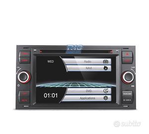 RADIO GPS NAVIGATORE TOUCH SCREEN 7" PER FORD FOC