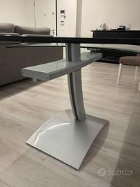 Design Tavolo cristallo allungabile