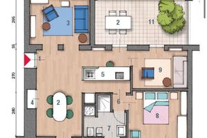 TRILOCALE IN PIAZZA CHIRONI: 550 euro