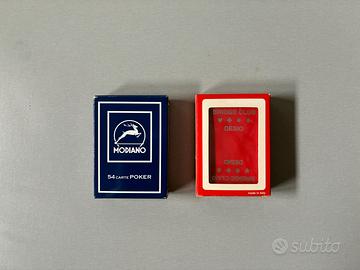 Carte da gioco Modiano/Bridge Club Desio