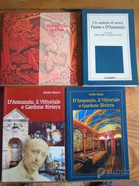 Gabriele D'Annunzio 5 volumi singoli o in blocco