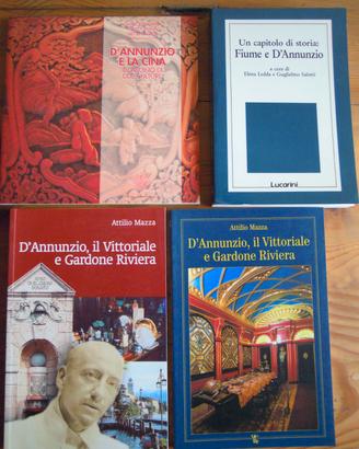 Gabriele D'Annunzio 5 volumi singoli o in blocco