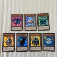 Lotto yugioh carte bestia ultrarare