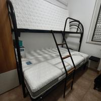 Letto 1 piazza e mezza a castello + armadio