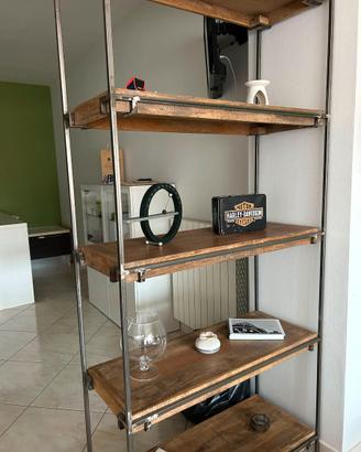 Scaffale mensole su misura stile industriale
