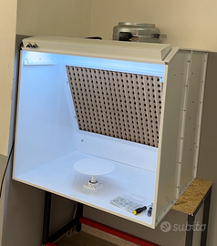 cabina di verniciatura a spruzzo - semi nuova