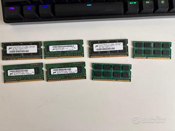 Ram DDR3 SODIMM marca Micron
