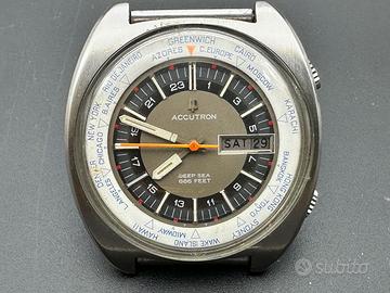 Orologio Vintage Uomo Bulova Accutron World Time