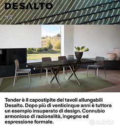 Tavolo allungabile „Tender“ DESALTO