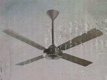 Ventilatore da soffitto Orieme 4 pale nero, Nuovo